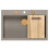 Évier En Granit Marc 110 Workstation Beige Or 5