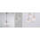 Κρεμαστό Γυάλινο Φωτιστικό Οροφής Lassi 20 Cm APP039-1CP Rose Gold 6