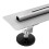Linear Drainage Rea Filo Nickel Brush 80 8