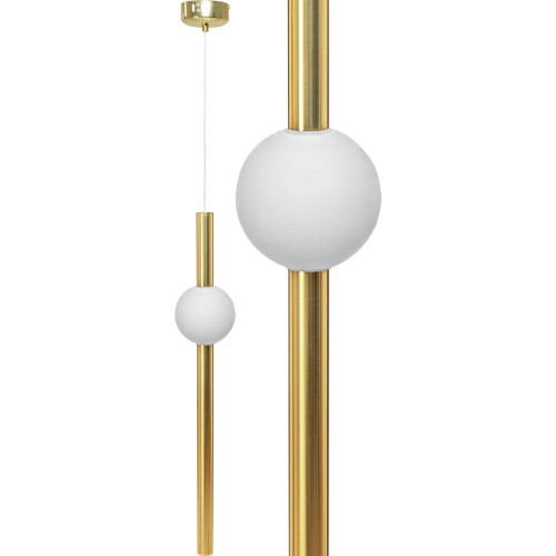 Pitkä Led-riippuva Kattolamppu App475-cp Kultaa