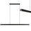 Lampe Led App1448-cp Black 100cm 1