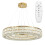 Lampe Suspendue Led App1568-cp Gold 60cm 1