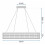 Lampe Suspendue Led App1568-cp Gold 60cm 10
