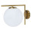 Wandlamp G102-1w Gold 1