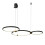 Lampe Black Ring 3 Led + Télécommande APP752-30-40-50 2