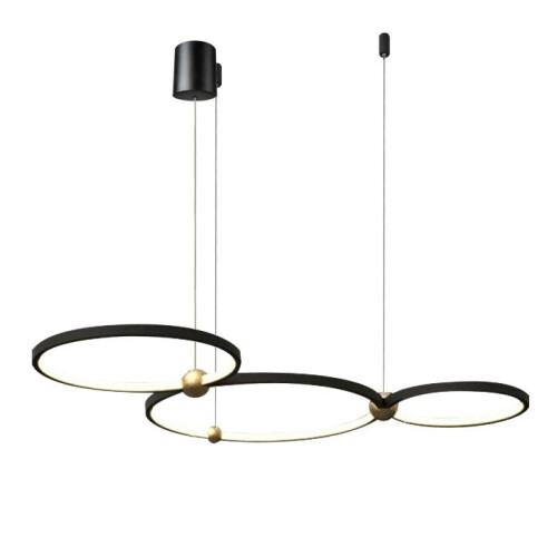 Lampe Black Ring 3 Led + Télécommande APP752-30-40-50 1