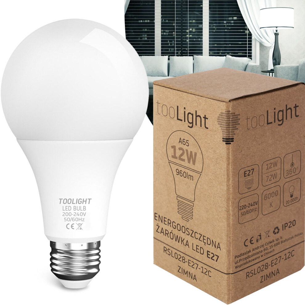 Led Light Bulb Led Rsl028 E27 12W Cold 5902557398027