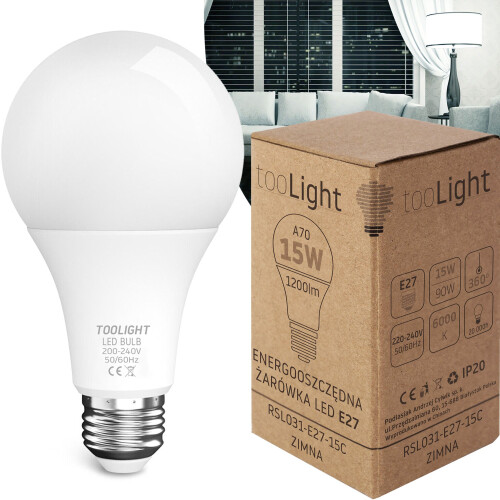 Ζεστό Λευκό E27 Λαμπτήρας Led Rsl031 15w Cold