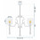 Lampe Suspendue Cristal APP958-5CP 10