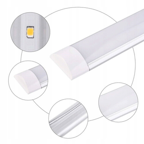 Επιτοίχιο Πάνελ Led 120cm Λευκό 35w 2