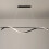 Lampada A Sospensione Lhj019-cp 120 Cm Nero 6