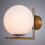 Wandlamp G102-1w Gold 7