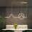 Led Lamp Lhj022-cp 120 Cm Gold 6