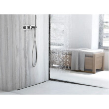 Profilo Doccia Pendenzato 100cm Black sinistra