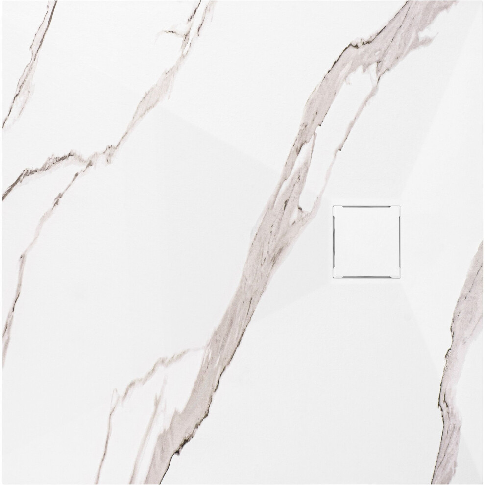 Shower Tray Magnum Carrara White 90X90 5906366005503