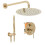 Inbouw Regendoucheset Rea Lungo Gold + Box 1