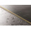 Shower Tray Skirting Panel 120cm Brush Gold left 8