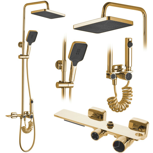 Doucheset Rea Helix Gold