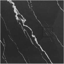 Receveur De Douche Magnum Carrara Black 90x90