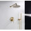 Inbouw Regendoucheset Rea Lungo Gold + Box 5