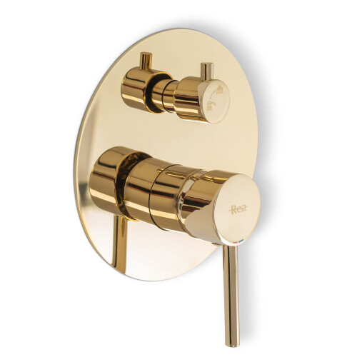 Inbouw Regendoucheset Rea Lungo Gold + Box 2