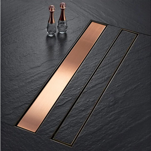 Linear Drainage Rea Neox Pro Brushed Copper 70 1