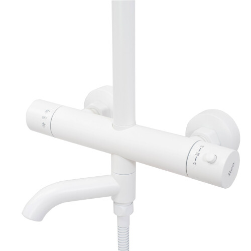 Doucheset Rea Lungo White Met Thermostaat 1