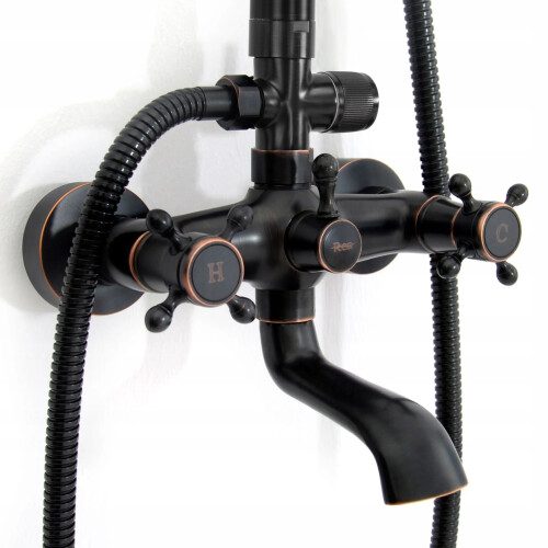 Kit De Douche Rea Retro Old Black 1