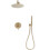 Inbouw Regendoucheset Rea Lungo Gold + Box 2