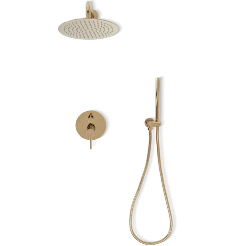 Inbouw Regendoucheset Rea Lungo Gold + Box 1