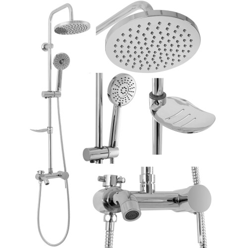 Shower Set Rea Luis Chrome