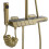 Σετ Ντουζιέρας Με Θερμοστάτη Rea Rob Brushed Gold 11