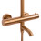Σετ Ντους Rea Lungo Copper Brush Με Θερμοστάτη 7