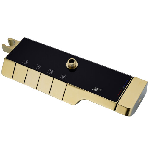 Σετ Ντουζιέρας Με Θερμοστάτη Rea Rob Brushed Gold 2