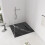 Basalt Carrara Μαυρος Ντουζιέρας 90x90 7
