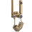 Doucheset Rea Helix Gold Brush 6