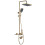 Doucheset Rea Helix Gold Brush 9