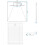 Basalt Carrara Λευκη Θήκη Ντουζιέρας 90x90 10