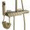 Σετ Ντουζιέρας Με Θερμοστάτη Rea Rob Brushed Gold 2
