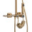 Doucheset Rea Helix Gold Brush 2