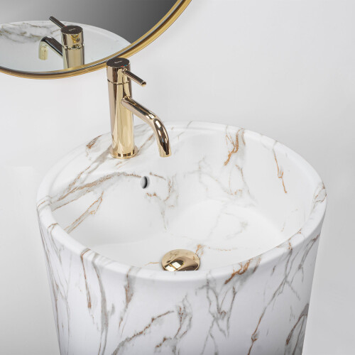 Freestanding Ceramic Basin Anya Lava Matt 2