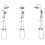 Shower Set Rea Luis Chrome 2