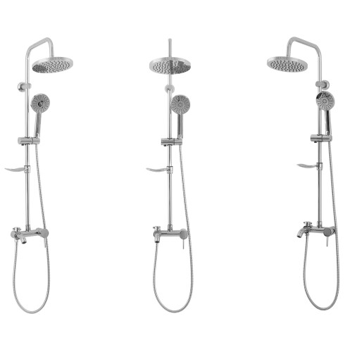 Shower Set Rea Luis Chrome 1