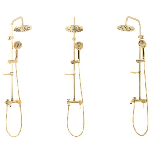 Shower Set Rea Luis Gold 1