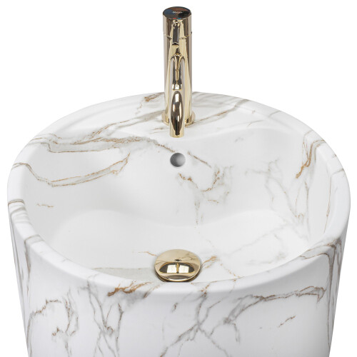 Freestanding Ceramic Basin Anya Lava Matt 1