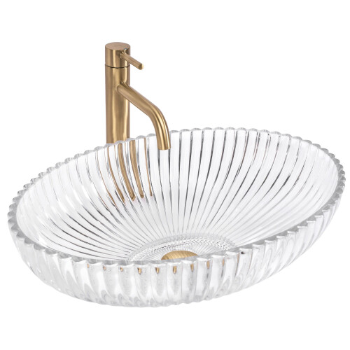 Countertop Washbasin Rea Nicole Transparent 1