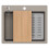 Νεροχύτης Γρανίτης Kurt 110 Workstation Μπεζ ( 59.5 X 50 X 21. 5 Cm ) 2