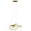 Moderni Led-kattovalaisin + App818-cp Remote Gold 2