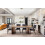 Moderni Led-kattovalaisin + App818-cp Remote Gold 7