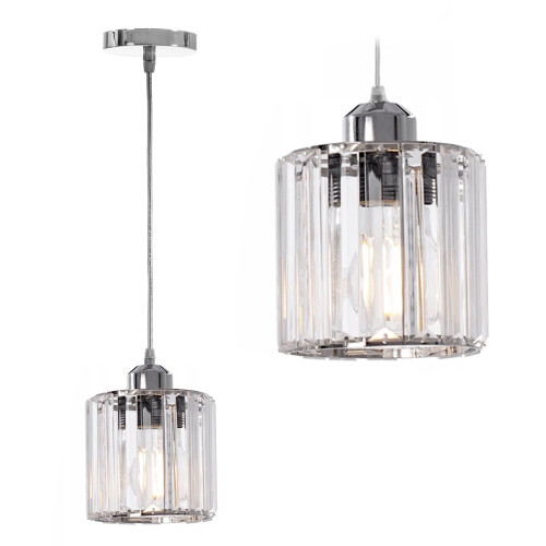 Kristalzilver Plafondlamp APP508-1CP